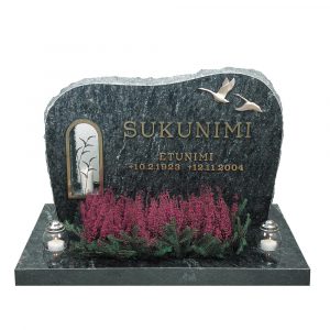 Kivilähde, gravestone, lantern