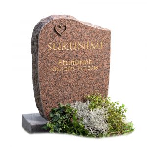 Kivilähde, gravestone, heart