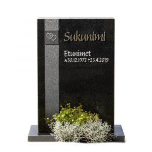 Kivilähde, gravestone, heart