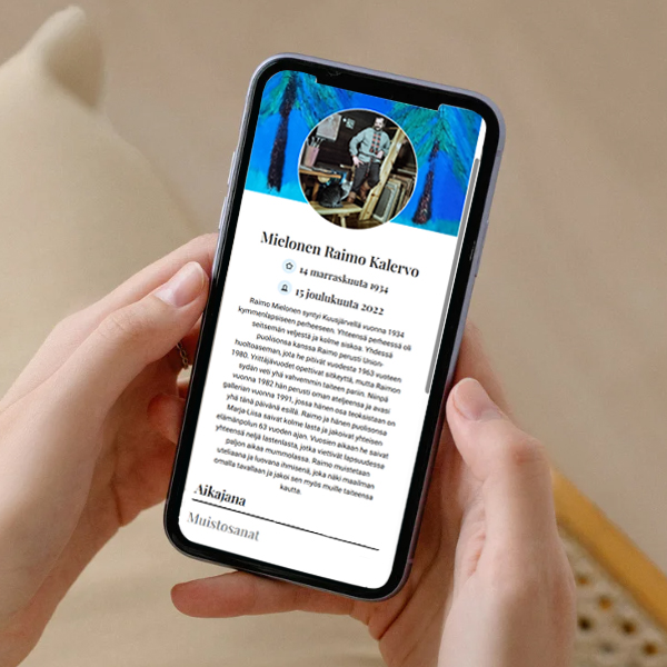 QR-koodi, muistosivu, hautakivi, hautakivet, Kivilähde